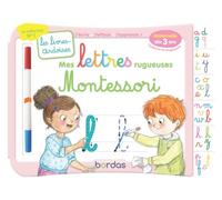 Les Livres-ardoises - Mes lettres rugueuses Montessori - Maternelle PS-MS-GS (3-6 ans)