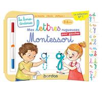 Les livres-ardoises - Mes lettres rugueuses Montessori pour gaucher