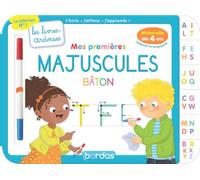 Les livres-ardoises - Mes premières majuscules bâton - Maternelle MS-GS (4-6 ans)