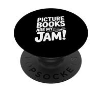 Les Livres d'images sont Mon Amateur de Lecture Amusant PopSockets PopGrip Adhésif