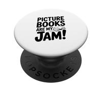 Les Livres d'images sont Mon Amateur de Lecture Amusant PopSockets PopGrip Adhésif