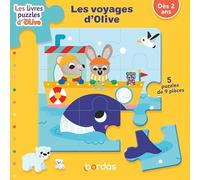 Les livres-puzzles Olive - Les voyages d'Olive: Livre-puzzle
