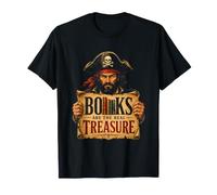 Les Livres sont Le véritable trésor des lecteurs Pirates T-Shirt