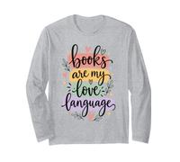 Les Livres sont ma Langue préférée Bookish Reader Bookaholic Bookworm Manche Longue