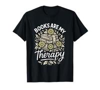 Les Livres sont ma thérapie de Lecture Bibliophile Amateur et Lecteur de Livres T-Shirt