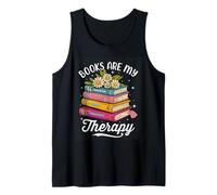 Les Livres sont ma thérapie Stack Flowers Débardeur