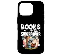 LES LIVRES SONT MON SUPERPOUVOIR : un rat de bibliothèque qui lit beaucoup, avide de connaissances Coque pour iPhone 16 Pro