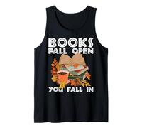 Les livres tombent ouverts - T-shirt pour les lecteurs passionnés Débardeur