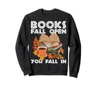 Les livres tombent ouverts - T-shirt pour les lecteurs passionnés Sweatshirt