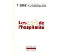 Les Lois de l'hospitalité - Pierre Klossowski - Gallimard - Poche - Livre
