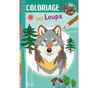Les loups - Coloriage