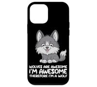 Les Loups-Loups sont géniaux Je suis génial Donc Je suis Un Loup Coque pour iPhone 12 Mini