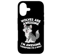 Les Loups-Loups sont géniaux Je suis génial Donc Je suis Un Loup Coque pour iPhone 17