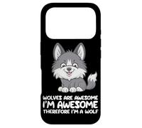 Les Loups-Loups sont géniaux Je suis génial Donc Je suis Un Loup Coque pour iPhone 17 Pro