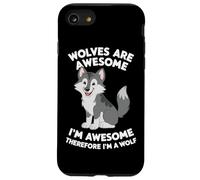 Les Loups-Loups sont géniaux Je suis génial Donc Je suis Un Loup Coque pour iPhone SE (2020) / 7/8