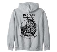 Les loups ne perdent pas le sommeil à cause des opinions de Sheep Funny Men Sweat à Capuche