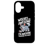 Les Loups sont géniaux Je suis génial Donc Je suis Un Loup Coque pour iPhone 17