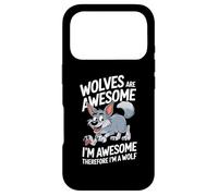 Les Loups sont géniaux Je suis génial Donc Je suis Un Loup Coque pour iPhone 17 Pro