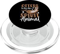 Les loutres sont Mon Animal Spirituel PopSockets PopGrip pour MagSafe