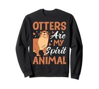 Les loutres sont Mon Animal Spirituel Sweatshirt