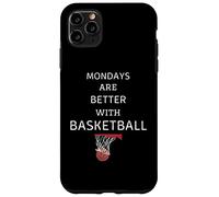 Les lundis Vintage sont Meilleurs avec Le Basketball Retro Basketball Coque pour iPhone 11 Pro Max