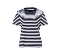 Les Lunes T-shirt 'Millie' bleu foncé / blanc, Taille S