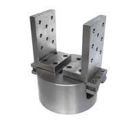 Les mâchoires de mandrin auto-centrantes à deux peuvent serrer rapidement des pièces forme spéciale avec grandes courses(Manual 320 Max Opening 330mm)