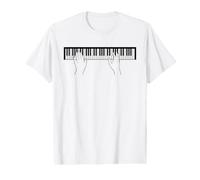 Les Mains du Piano Jouent sur Le Clavier du Piano T-Shirt Graphique avec Valeur