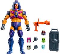 Les Maîtres De L’Univers Figurine Articulée Masterverse À Collectionner, avec 6 Visages Interchangeables, Jouet Enfant, Dès 4 Ans, HLB45