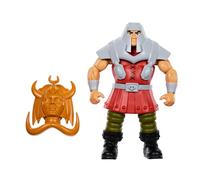 Les Maîtres de l’Univers Origins Bélios Figurine articulée de 14 cm collection Cartoon, bélier humain dans la série télévisée des années 1980, conception détaillée et accessoire