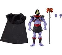 Les Maîtres De L'Univers Figurine Articulée Masterverse Skeletor 18 Cm, 30 Points D’Articulation, Cape En Tissu Et Accessoires Inclus, À Collectionner, Jouet Enfant, A Partir De 6 Ans, HLB52