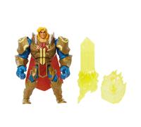 Masters Of The Universe - Musclor et les Maîtres de l’Univers - Figurine Musclor avec Mécanisme d'Attaque, Arme et Bouclier - 14 cm - Cadeau dès 4 ans, HDY37