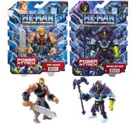 Les Maitres de L'univers lot deux Boites 2 figurines Musclor + Skeletor +4 ans
