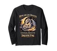 Les Mamans sont comme des Dragons, des fantasmes protecteurs puissants et Amusants Manche Longue