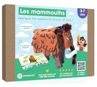Les mammouths - kit Pandacraft 3-7 ans: Créé ton mammouth laineux et joue !