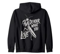 Les mantes religieuses dévorent ce Que Vous Aimez Grunge Insectes Gothiques Sweat à Capuche