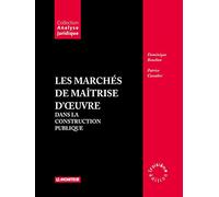Les marchés de maîtrise d'oeuvre