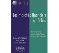 Les marchés financiers en fiches - Nicolas Couderc - Ellipses - broché - Etude
