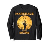 Les maréchaux Love Brains pour Halloween Manche Longue