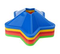 Les marqueurs d ' entraînement de football durables améliorent la précision des passes Cônes d ' agilité Star Soccer pour le développement des compétences Marqueurs de football résistants intempéries