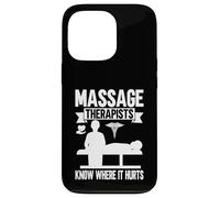 Les massothérapeutes savent où ça Fait Mal aux massothérapeutes Coque pour iPhone 13 Pro
