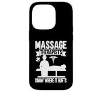Les massothérapeutes savent où ça Fait Mal aux massothérapeutes Coque pour iPhone 14 Pro