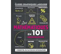 Collectif – Les Mathématiques en 101 infographies – Guide – Broché – Larousse