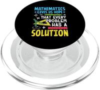 Les mathématiques nous donnent l'espoir que chaque problème a une solution PopSockets PopGrip pour MagSafe
