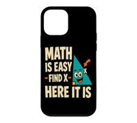 Les mathématiques sont faciles à trouver X Géométrie Amusante pour Un Professeur de mathématiques Coque pour iPhone 12 Mini