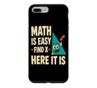 Les mathématiques sont faciles à trouver X Géométrie Amusante pour Un Professeur de mathématiques Coque pour iPhone 7 Plus/8 Plus