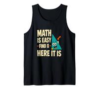 Les mathématiques sont faciles à trouver X Géométrie Amusante pour Un Professeur de mathématiques Débardeur