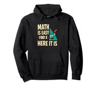 Les mathématiques sont faciles à trouver X Géométrie Amusante pour Un Professeur de mathématiques Sweat à Capuche