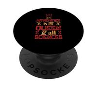 Les mathématiques sont Reines Toutes Les Sciences Cadeau PopSockets PopGrip Adhésif