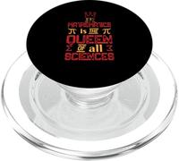 Les mathématiques sont Reines Toutes Les Sciences Cadeau PopSockets PopGrip pour MagSafe